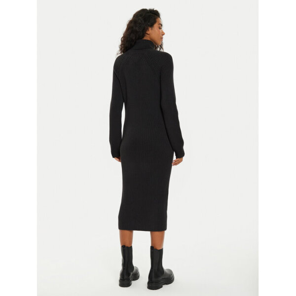tommy-jeans-phorema-uphasmatino-tjw-mockneck-badge-dw0dw19815-mauro-regular-fit-0000304074363 (2) Γυναικείο Φόρεμα Πλεχτό Tjw Mockneck Badge DW0DW19815 Μαύρο Regular Fit - Image 4