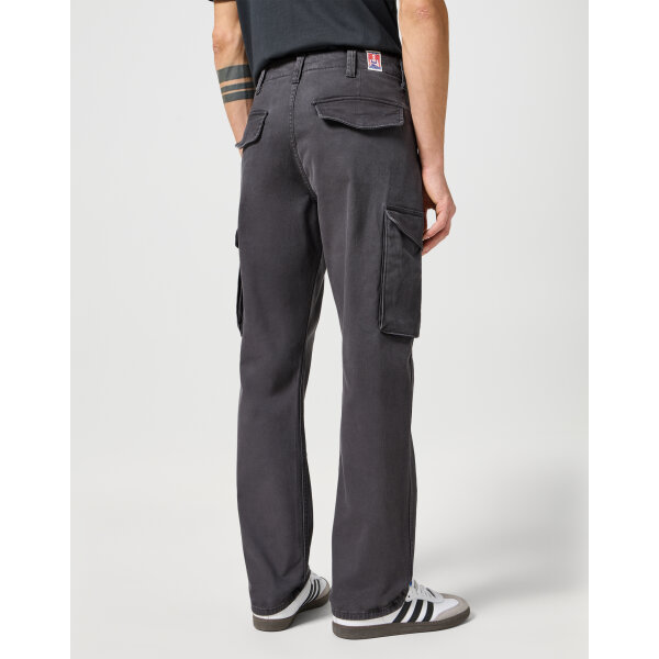 112356845_3 Ανδρικό παντελόνι cargo Wrangler 112356845 ανθρακί - Image 2