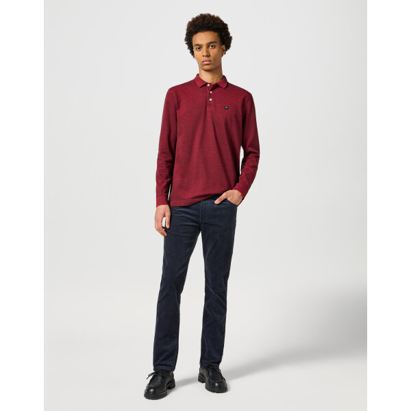 Ανδρικό παντελόνι κοτλέ greensboro Wrangler 112358044 σκούρο μπλε - Image 2