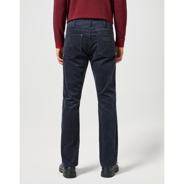 Ανδρικό παντελόνι κοτλέ greensboro Wrangler 112358044 σκούρο μπλε - Image 3