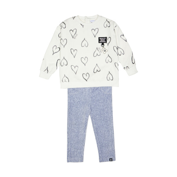 242-2035 OFF WHITE A Παιδικό Σετ Βελούδινο Κολάν Κορίτσι  SPRINT 242-2035-133 - Image 1