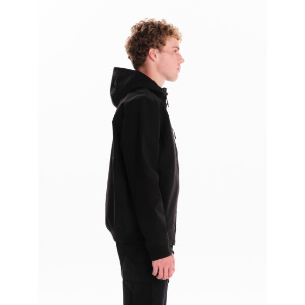 Ανδρικό μπουφάν με κουκούλα bomber  EMERSON 242.EM10.18 μαύρο - Image 3