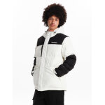 Ανδρικό μπούφαν puffer με κουκούλα EMERSON 242.EM10.58 λευκό - Image 4