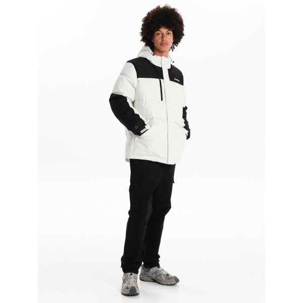 Ανδρικό μπούφαν puffer με κουκούλα EMERSON 242.EM10.58 λευκό - Image 2