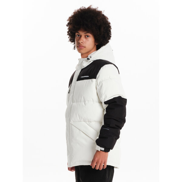 Ανδρικό μπούφαν puffer με κουκούλα EMERSON 242.EM10.58 λευκό - Image 5