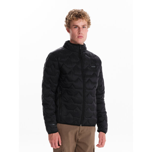 242.EM10.72-BLACK_2 Ανδρικό μπούφαν puffer EMERSON 242.EM10.72 μαύρο - Image 3