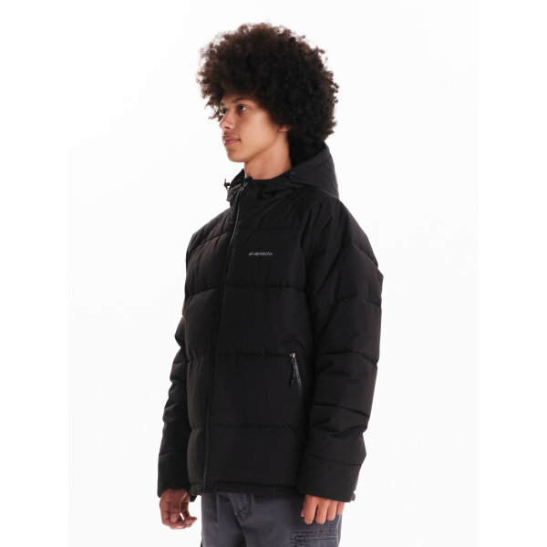 Ανδρικό μπούφαν puffer με κουκούλα EMERSON  242.EM10.90 μαύρο - Image 4