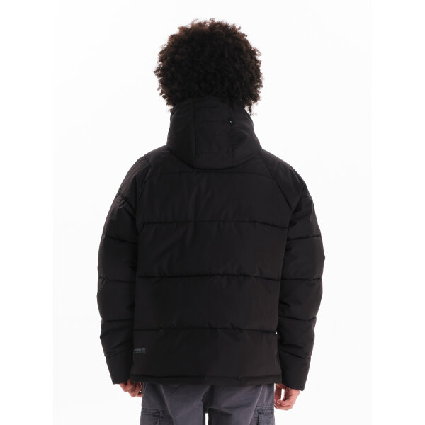 Ανδρικό μπούφαν puffer με κουκούλα EMERSON  242.EM10.90 μαύρο - Image 3