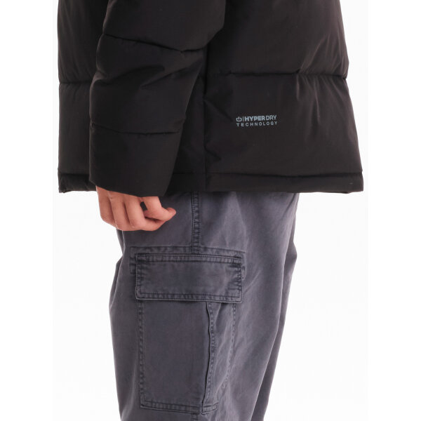Ανδρικό μπούφαν puffer με κουκούλα EMERSON  242.EM10.90 μαύρο - Image 6