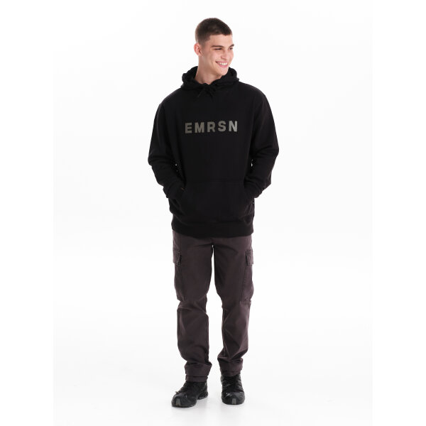 242.EM20.02-BLACK_4 Ανδρικό φούτερ με κουκούλα EMERSON 242.EM20.02 μαύρη - Image 4