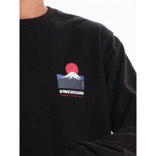 242.EM20.16-BLACK_6 Ανδρικό φούτερ EMERSON 242.EM20.16 μαύρο - Image 7