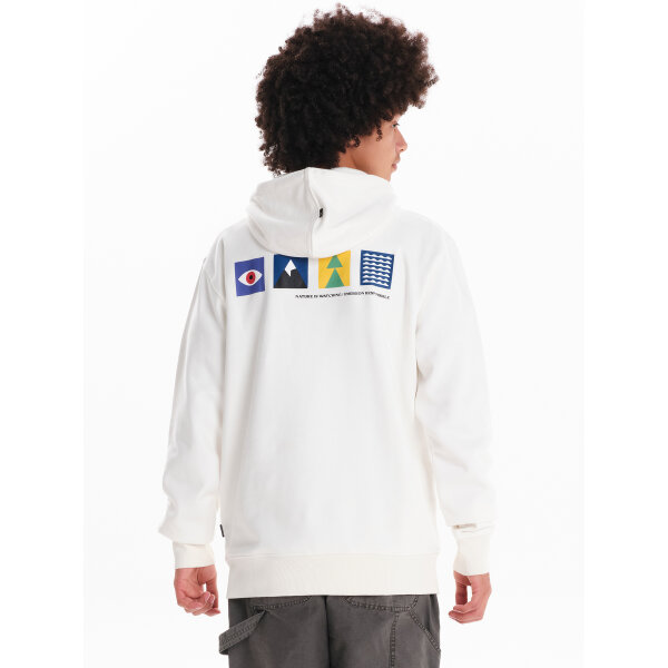 242.EM20.18-OFF-WHITE_3 Ανδρικό φούτερ με κουκούλα EMERSON λευκό - Image 3