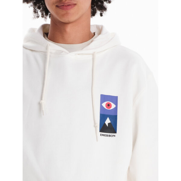 242.EM20.18-OFF-WHITE_6 Ανδρικό φούτερ με κουκούλα EMERSON λευκό - Image 6