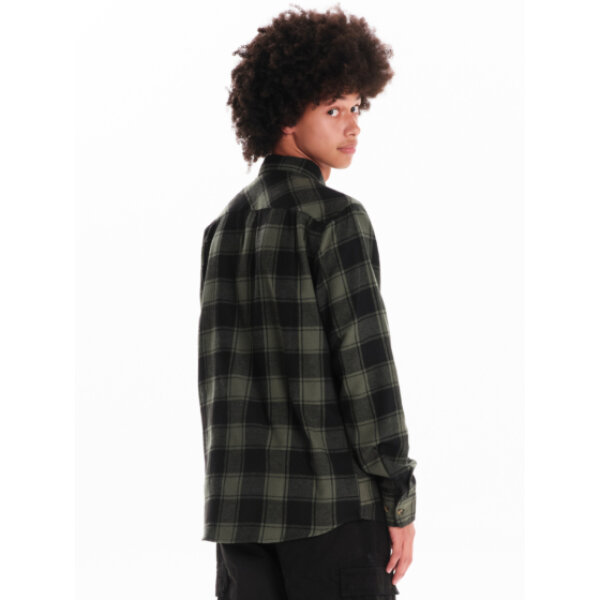 Ανδρικό πουκάμισο καρό φανέλα EMERSON 242.EM60.80 πράσινο - Image 2