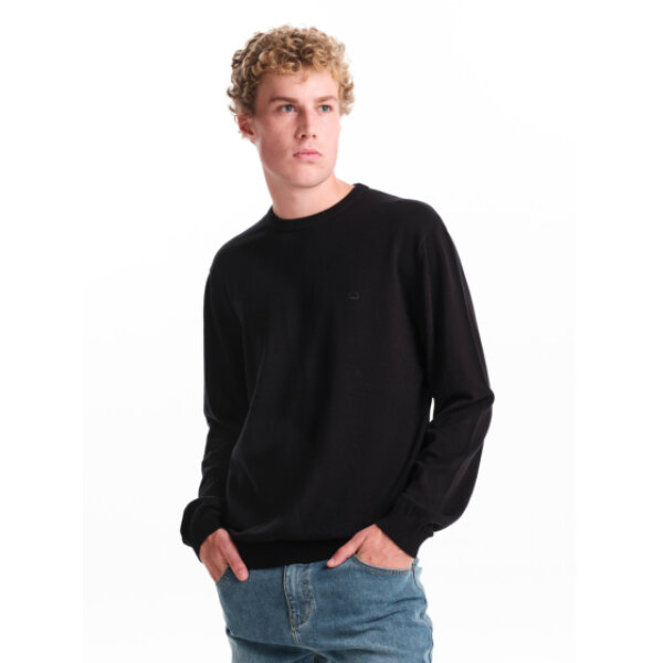 Ανδρικό πλεκτό πουλόβερ EMERSON 242.EM70.90 μαύρο - Image 4