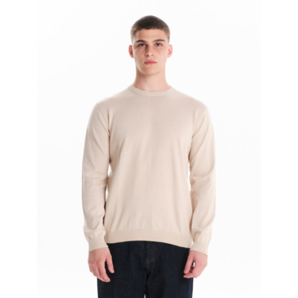 Ανδρικό πλεκτό πουλόβερ EMERSON 242.EM70.90 εκρού - Image 1