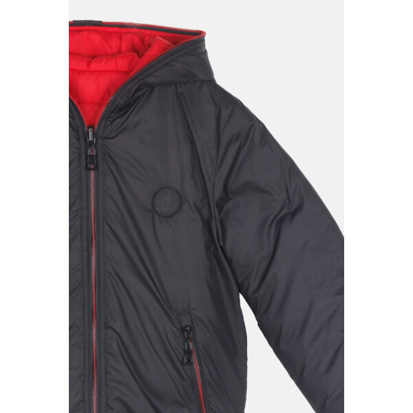 2496205_BLACK-RED_03 ΠΑΙΔΙΚΟ ΜΠΟΥΦΑΝ ΜΑΥΡΟ ΚΟΚΚΙΝΟ ΔΙΠΛΗΣ ΟΨΗΣ ΓΙΑ ΑΓΟΡΙ JOYCE 2496205 - Image 3