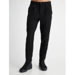 Ανδρικό παντελόνι chino με πιέτες Staff Gallery 5-673.55185.9.052 μαύρο