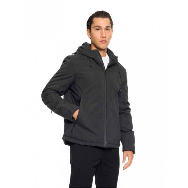 52-201-017#051#4-492x639 Ανδρικό Biston fashion ανδρικό κοντό μπουφάν με ενσωματωμένη κουκούλα πράσινο - Image 2