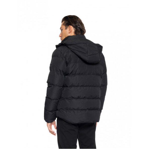 52-201-080#010#4-492x639 Ανδρικό κοντό μπουφάν με αποσπώμενη κουκούλα Biston fashion 52-201-080 μαύρο - Image 3