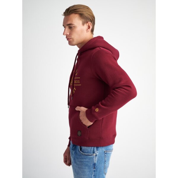 Ανδρικό φούτερ με κουκούλα Staff Gallery 64-108.052 μπορντώ - Image 4