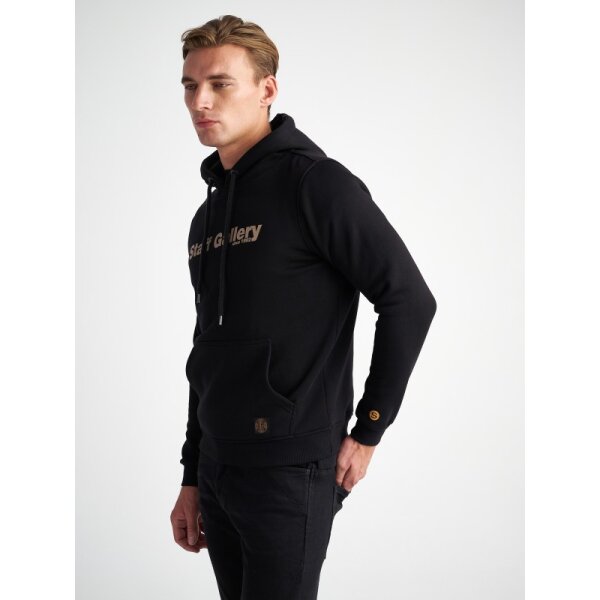 64-109.052.Ν0090-2-600x800 Ανδρικό φούτερ με κουκούλα Staff Gallery 64-109.052 μαύρο - Image 2