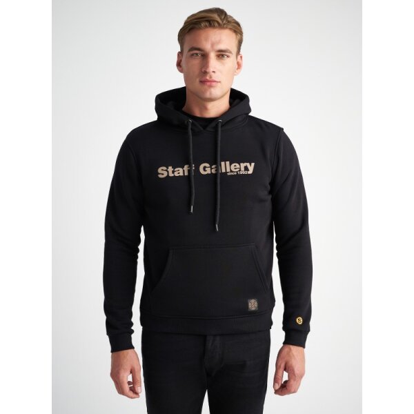 64-109.052.Ν0090-600x800 Ανδρικό φούτερ με κουκούλα Staff Gallery 64-109.052 μαύρο - Image 1