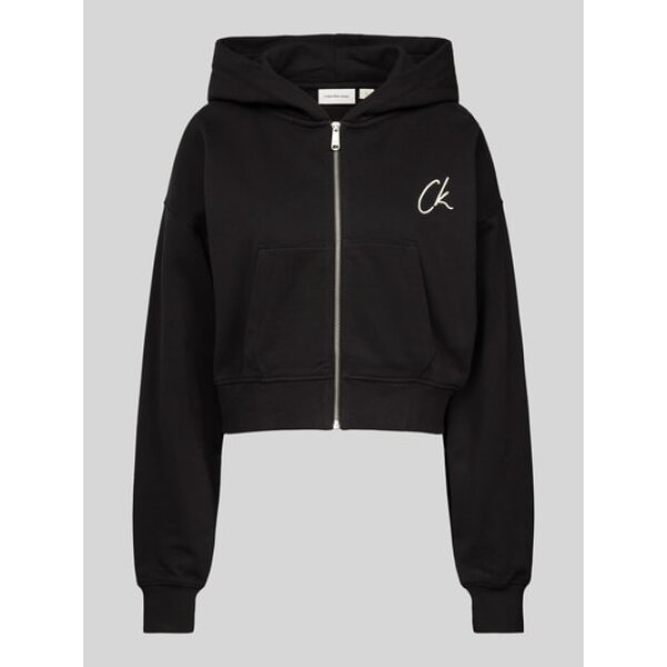 Γυναικεία Ζακέτα Φούτερ  J20J224440 Μαύρη Regular Fit  CALVIN KLEIN - Image 2