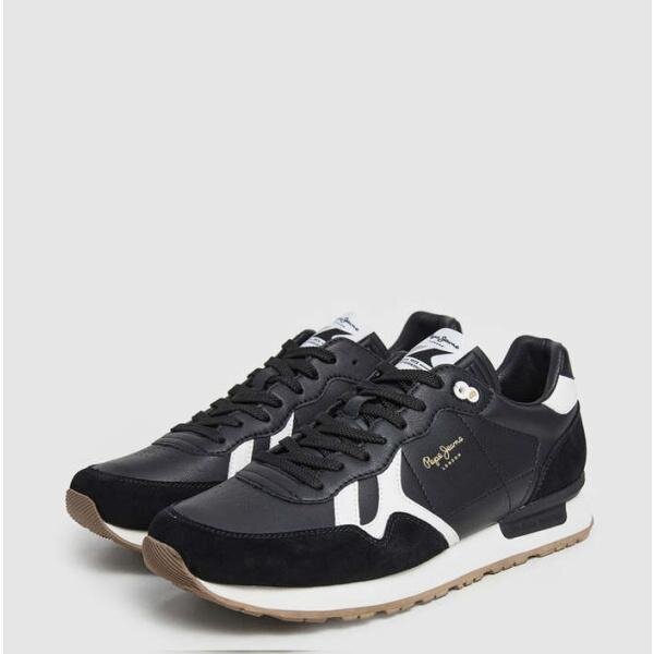 Ανδρικό παπούτσι PEPE JEANS PM40020-999 μαύρο - Image 4