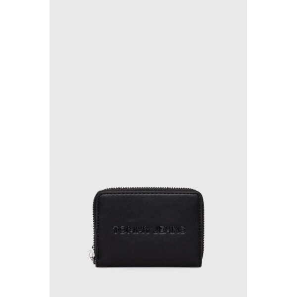 AW24-PFD04I-99X_F1 Γυναικείο Πορτοφόλι Tommy Jeans μαύρο AW0AW16387 - Image 1