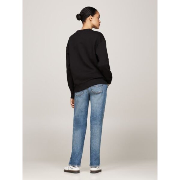 Γυναικεία Φούτερ Μπλούζα  DW0DW19713 Μαύρο Regular Fit - Image 3