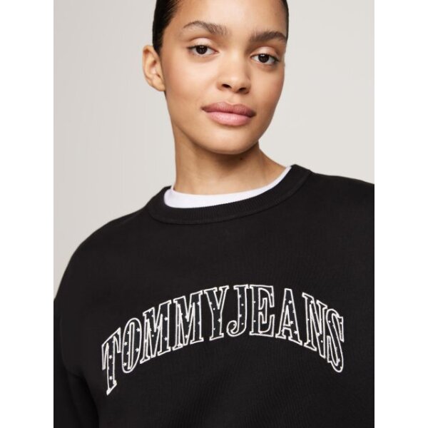 Γυναικεία Φούτερ Μπλούζα  DW0DW19713 Μαύρο Regular Fit - Image 4