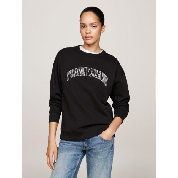 Γυναικεία Φούτερ Μπλούζα  DW0DW19713 Μαύρο Regular Fit - Image 1