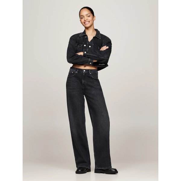 DW0DW19739_1BZ_alternate1 (1) ΓΥΝΑΙΚΕΙΟ ΠΑΝΤΕΛΟΝΙ TOMMY JEANS Betsy Glitter Wide Leg Jeans DW0DW19739-1BZ32 - Image 2