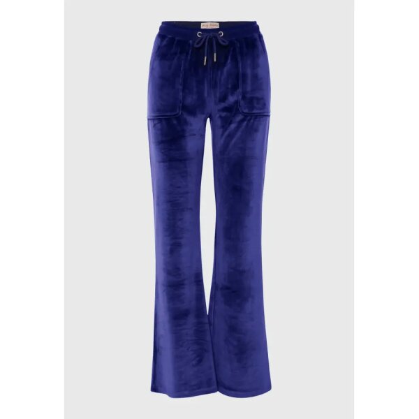 FBL010-100-02_IMPERIAL_PURPLE_6 Γυναικείο παντελόνι φόρμας σε βελουτέ ύφασμα Flare fit  FBL010-100-02 IMPERIAL PURPLE - Image 7