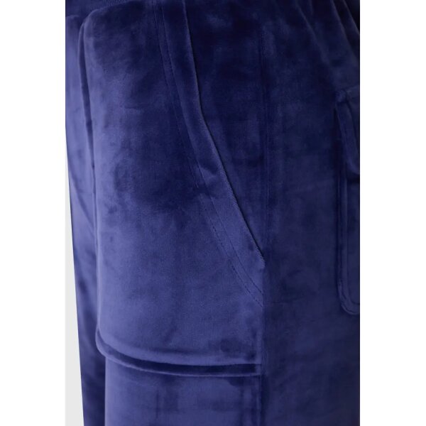 FBL010-100-02_IMPERIAL_PURPLE_7 Γυναικείο παντελόνι φόρμας σε βελουτέ ύφασμα Flare fit  FBL010-100-02 IMPERIAL PURPLE - Image 8