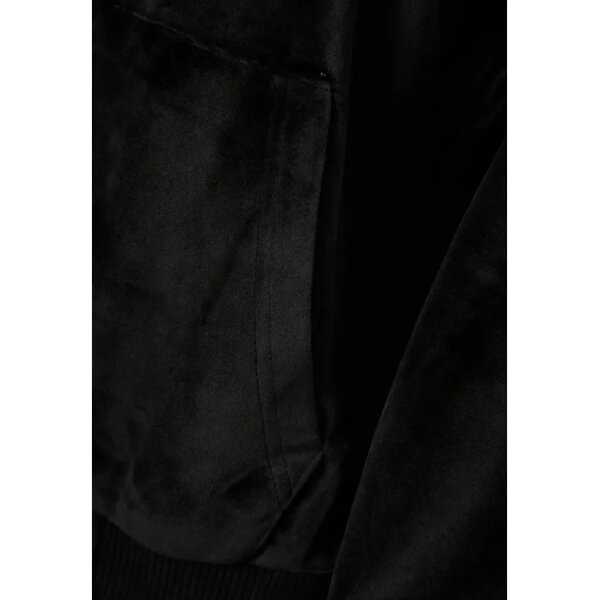 Γυναικείο Βελουτέ ζακέτα με κουκούλα Μαυρό FBL010-100-06  FUNKY BUDDHA - Image 6