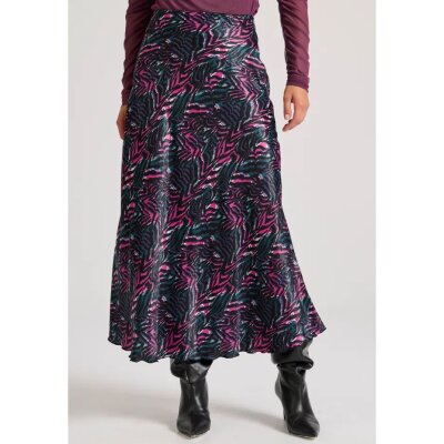 Γυναικεία Μίντι φούστα με all over τύπωμα FUNKY BUDDHA FBL010-107-14