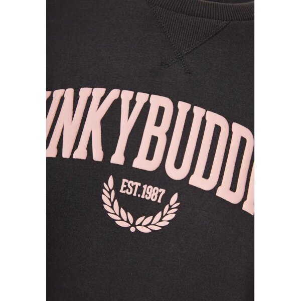 Γυναικείο φούτερ με embossed τύπωμα στο στήθος ANTHRACITE FBL010-115-06 FUNKY BUDDHA - Image 2