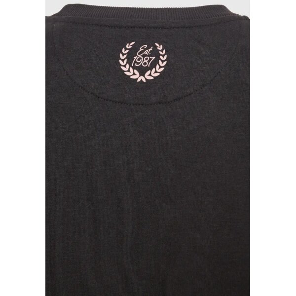 Γυναικείο φούτερ με embossed τύπωμα στο στήθος ANTHRACITE FBL010-115-06 FUNKY BUDDHA - Image 4