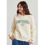 Γυναικείο φούτερ με embossed τύπωμα στο στήθος CHALK FBL010-115-06 FUNKY BUDDHA