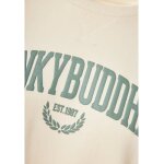 Γυναικείο φούτερ με embossed τύπωμα στο στήθος CHALK FBL010-115-06 FUNKY BUDDHA - Image 6