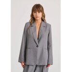 Γυναικείο loose fit σακάκι blazer FUNKY BUDDHA FBL010-117-01 - Image 2
