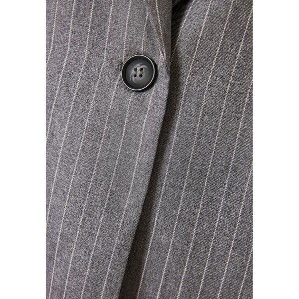 FBL010-117-01_DK_GREY_7 Γυναικείο loose fit σακάκι blazer FUNKY BUDDHA  FBL010-117-01 - Image 8