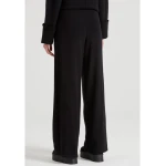 Γυναικείο Πλεκτό casual παντελόνι από βισκόζη FBL010-135-02 BLACK - Image 4