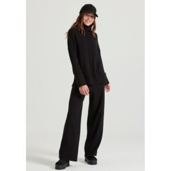 Γυναικεία Loose fit πλεκτό ζιβάγκο με σχέδιο στην πλέξη  FBL010-148-09  FUNKY BUDDHA BLACK - Image 3