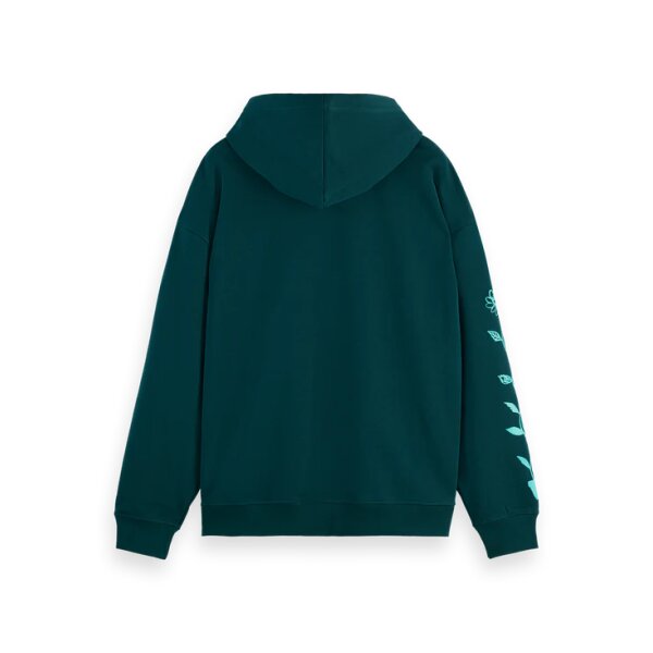 Hires_PNG-24172575-BCK Ανδρικό φούτερ με κουκούλα scotch & soda 178759 πράσινο - Image 3