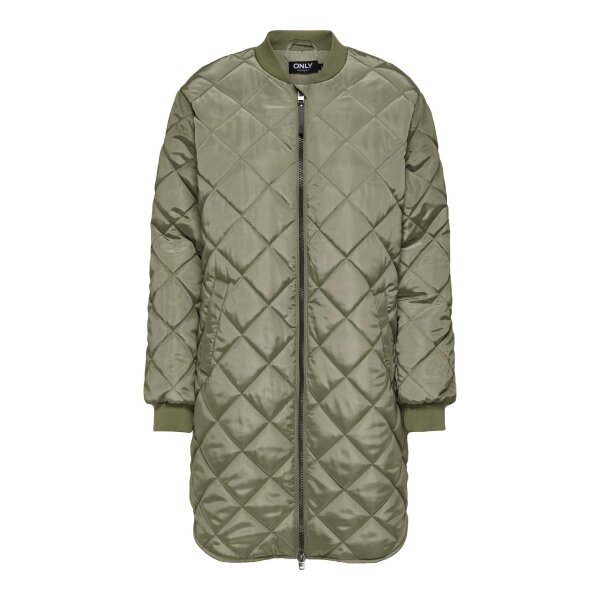 ONLJESSICA QUILTED ZIP COAT CC OTW ΓΥΝΑΙΚΕΙΟ ΠΑΝΩΦΟΡΙ ΜΑΚΡΥ ΧΑΚΙ  ONLY 15323237 - Image 2