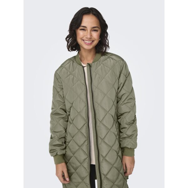 ONLJESSICA QUILTED COAT ZIP CC OTW ΓΥΝΑΙΚΕΙΟ ΠΑΝΩΦΟΡΙ ΜΑΚΡΥ ΧΑΚΙ  ONLY 15323237 - Image 5