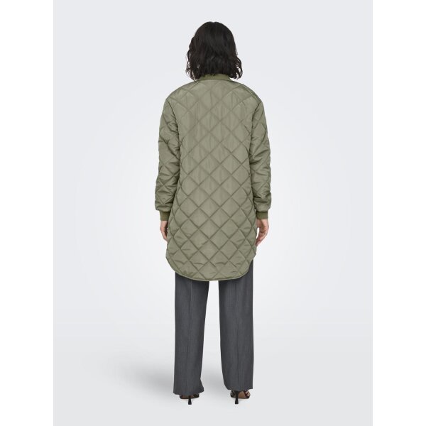 ONLJESSICA QUILTED COAT ZIP CC OTW ΓΥΝΑΙΚΕΙΟ ΠΑΝΩΦΟΡΙ ΜΑΚΡΥ ΧΑΚΙ  ONLY 15323237 - Image 6